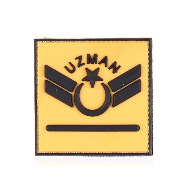 Single Sword Plastik Patch - Peç Uzman Rütbe (BEJ-UZM.ONB)