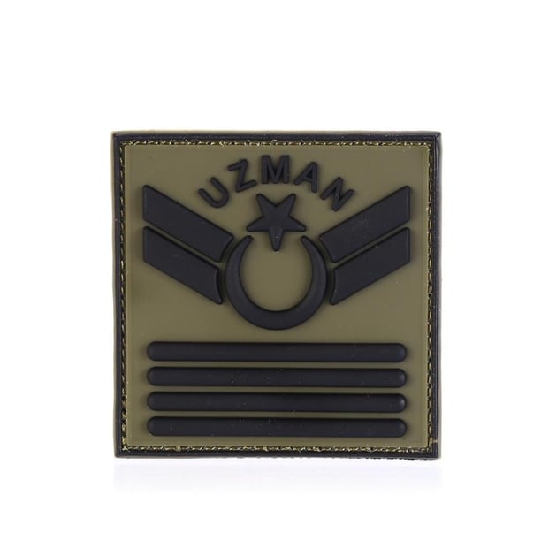 Single Sword Plastik Patch - Peç Uzman Rütbe (HAKİ-UZM.KD3)