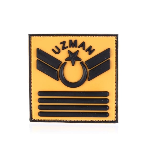 Single Sword Plastik Patch - Peç Uzman Rütbe (BEJ-UZM.KD1)