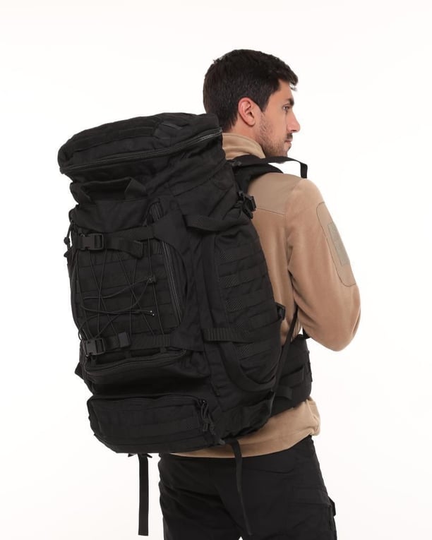 Single Sword Premium Kalite 100+10L Su Geçirmez Outdoor Sırt Çantası (SİYAH)