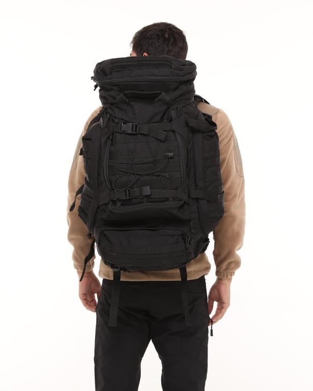 Single Sword Premium Kalite 100+10L Su Geçirmez Outdoor Sırt Çantası (SİYAH)