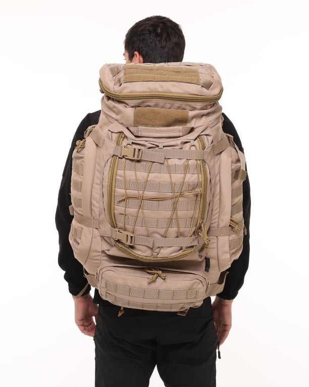 Single Sword Premium Kalite 100+10L Su Geçirmez Outdoor Sırt Çantası (BEJ)