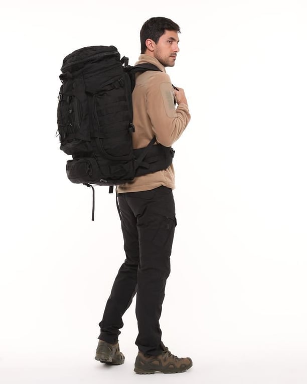 Single Sword Premium Kalite 100+10L Su Geçirmez Outdoor Sırt Çantası (SİYAH)