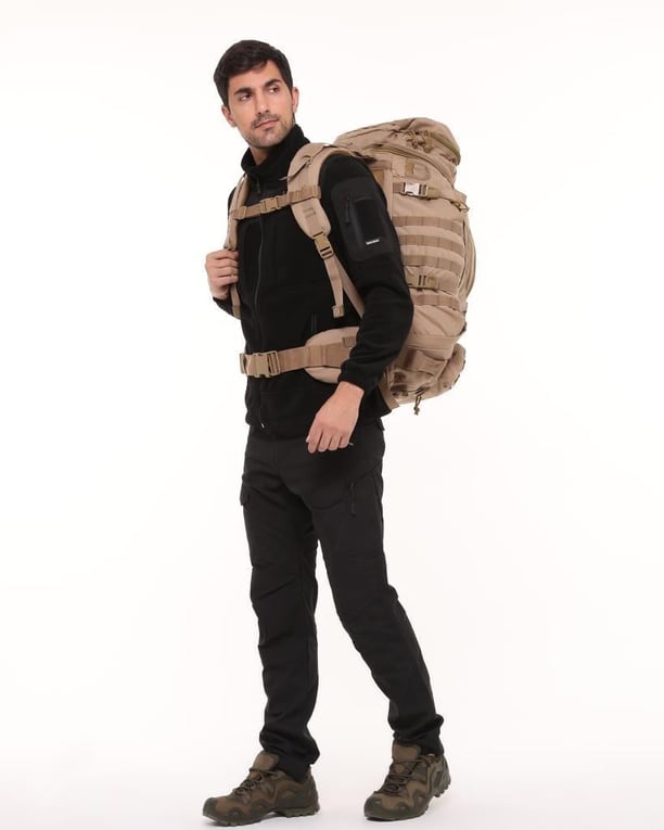 Single Sword Premium Kalite 100+10L Su Geçirmez Outdoor Sırt Çantası (BEJ)