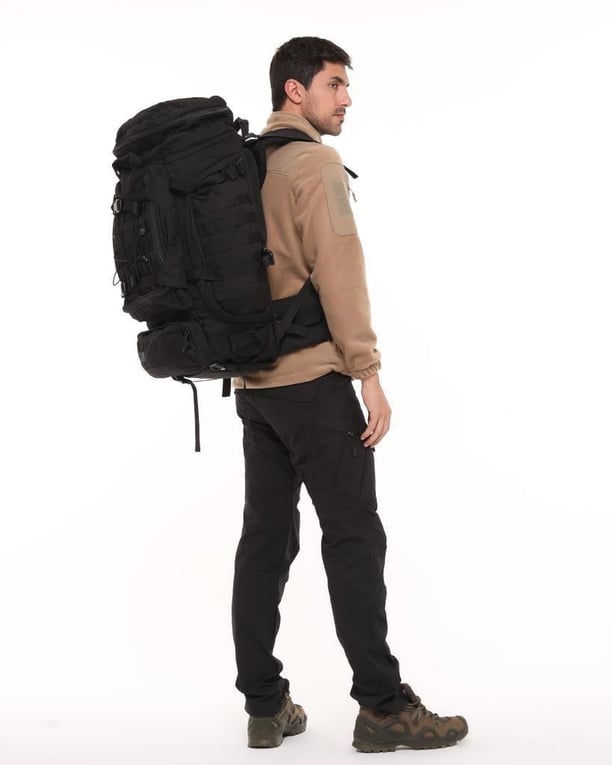 Single Sword Premium Kalite 100+10L Su Geçirmez Outdoor Sırt Çantası (SİYAH)