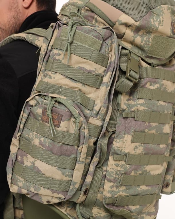 Single Sword Premium Kalite 100+10L Su Geçirmez Outdoor Sırt Çantası (KAMUFLAJ)