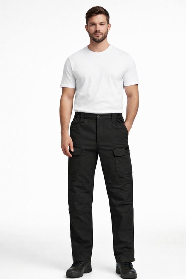 Single Sword Rüzgar Geçirmez Softshell Pantolon (SİYAH-2XL)