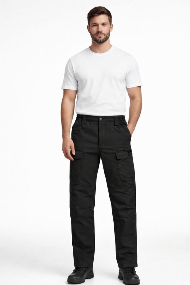 Single Sword Rüzgar Geçirmez Softshell Pantolon (SİYAH-3XL)