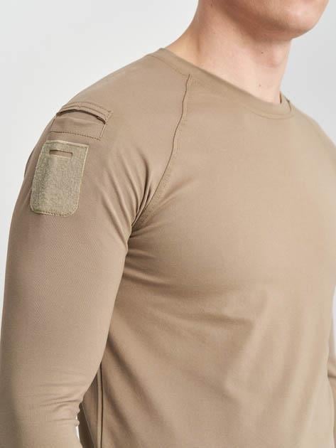 Single Sword SS Yakasıız Uzun Kol Tişört  LACOS Kumaş (BEJ-XL)