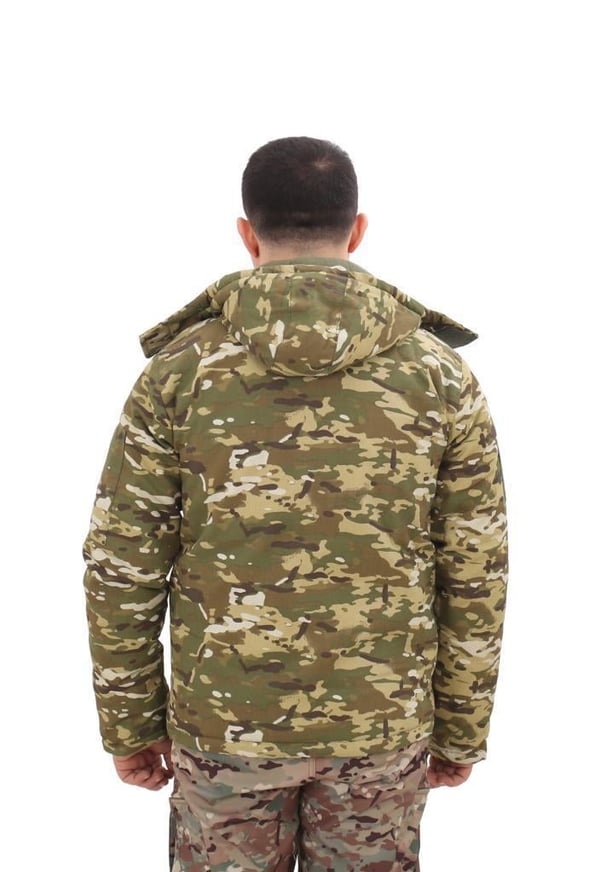 Single Sword Su Geçirmez Kamuflaj Erkek Softshell Parka (MULTİCAM-2XL)