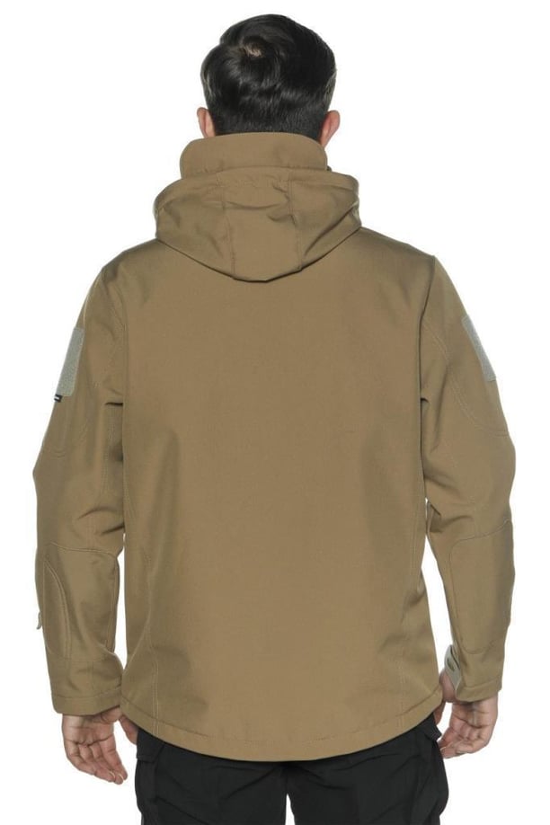 Single Sword Su Geçirmez Outdoor Softshell Taktik Erkek Mont (BEJ-3XL)