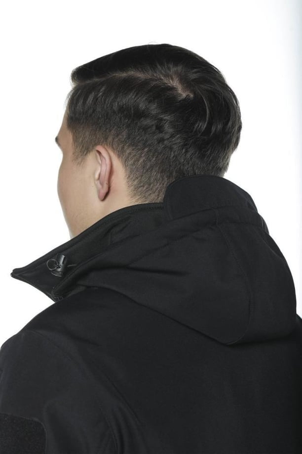 Single Sword Su Geçirmez Outdoor Softshell Taktik Erkek Mont (SİYAH-3XL)