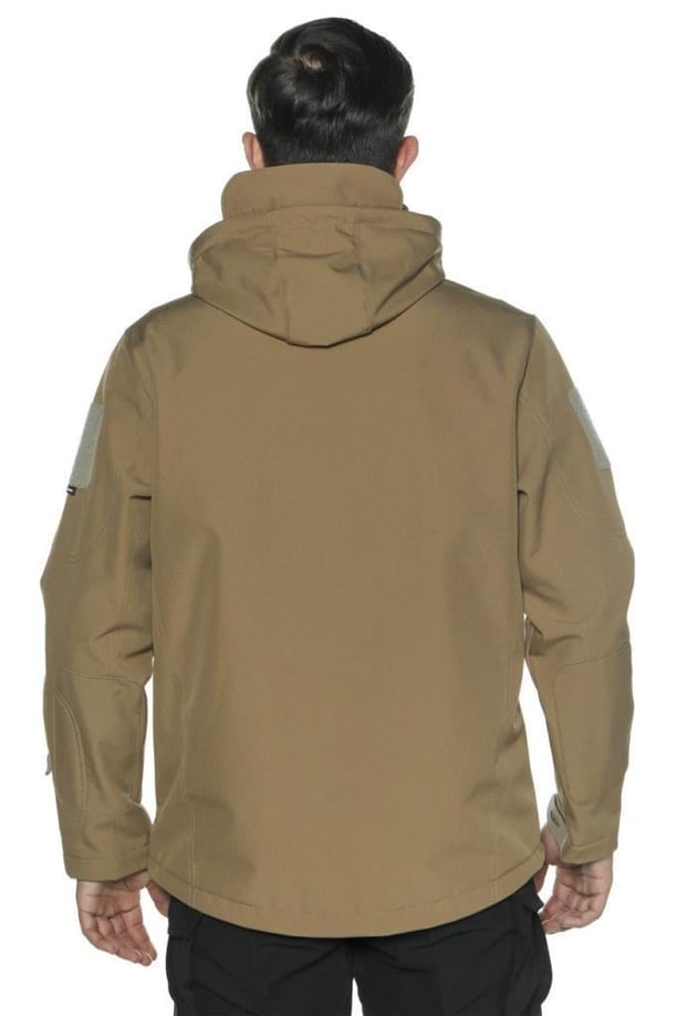 Single Sword Su Geçirmez Outdoor Softshell Taktik Erkek Mont (BEJ-S)