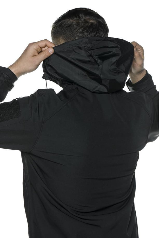 Single Sword Su ve Rüzgar Geçirmez Tactical Softshell Mont (SİYAH-M)