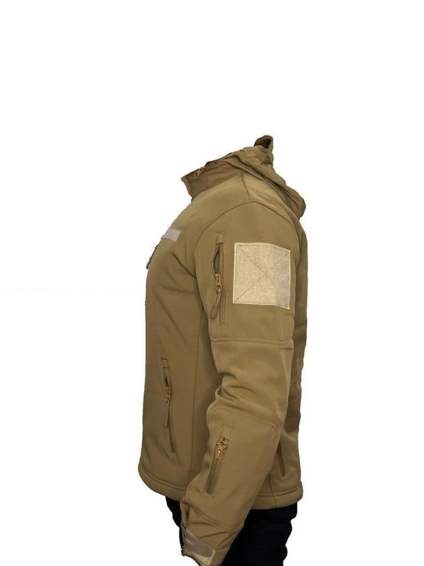 Single Sword Su ve Rüzgar Geçirmez Tactical Softshell Mont (BEJ-M)
