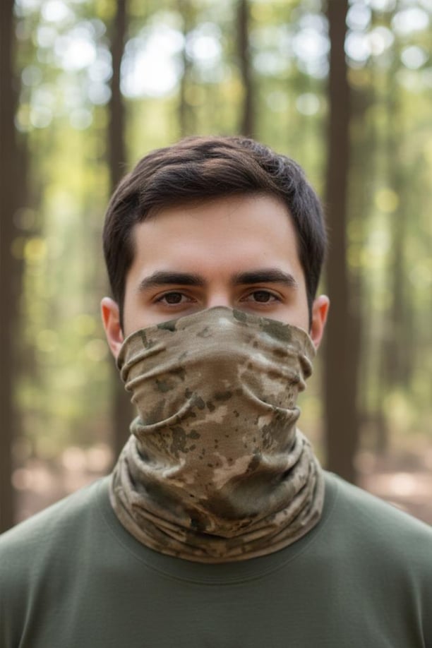 Single Sword Tactical Buff , 17 Farklı Şekilde Kullanılabilen Askeri Bandana