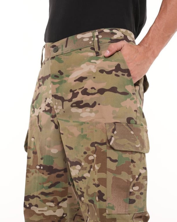 Single Sword Taktik Koruma ve Erkek Kargo Pantolonu, Kamuflaj (MULTİCAM-2XL)