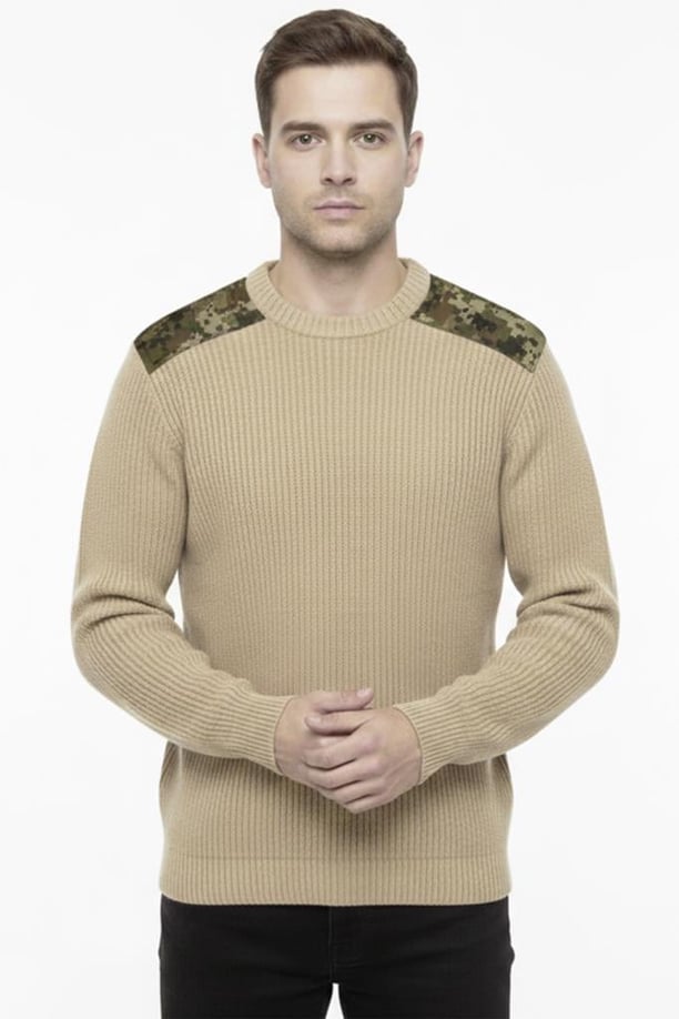 Single Sword TSK Örgü Asker Kazağı 