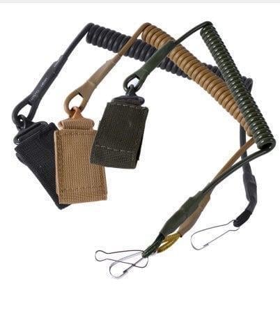 Single Sword Yaylı, Kancalı Emniyet İpi (SİYAH)