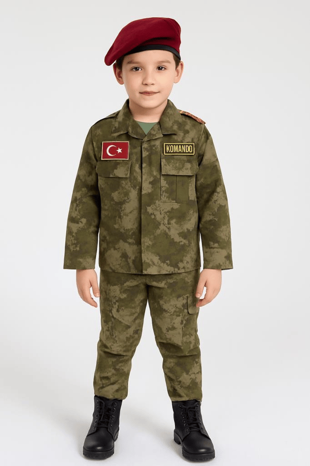 Sword Çocuk Asker Kıyafeti Single (Y.TSK-2)