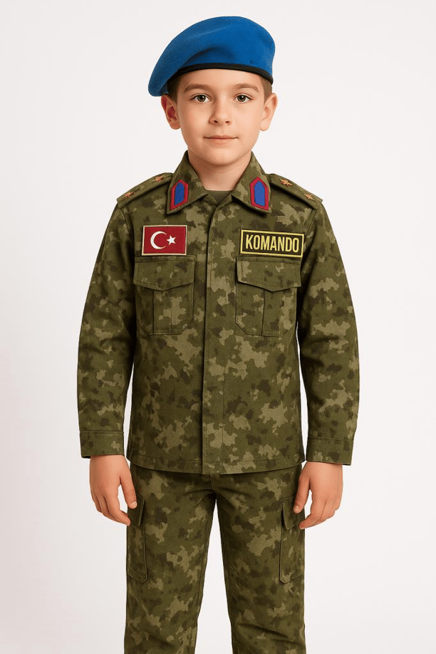 Sword Çocuk Asker Kıyafeti Single (Y.TSK-4)