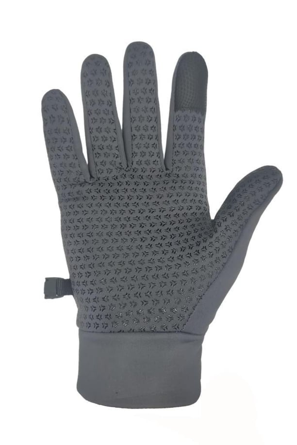 Tam Parmak Softshell Dokunmatik Parmak Özellikli Eldiven (GRİ)