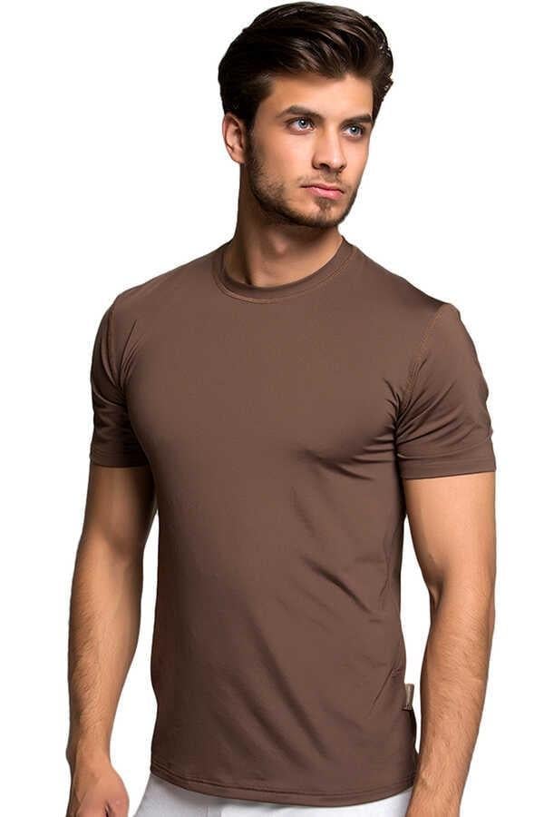 Thermoform HZT18003 Microfiber Kısa Kol Fanila (KAHVE-S)