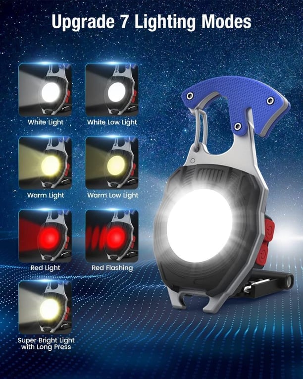 WRT ŞARJLI LED LAMBASI KAMP ÇAKMAK MİNİ FENER