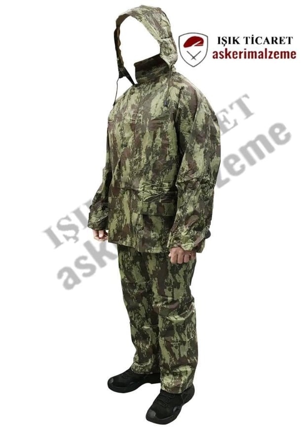Yağmurluk Takım, Panço, Alt Üst Yağmurluk (KAMUFLAJ-3XL)