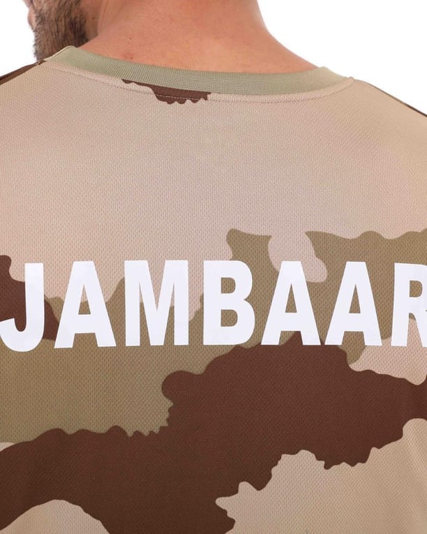 Yakasız Kısa Kol Erkek T-Shirt Jambaar (Ç.KAMUFLAJ-M)