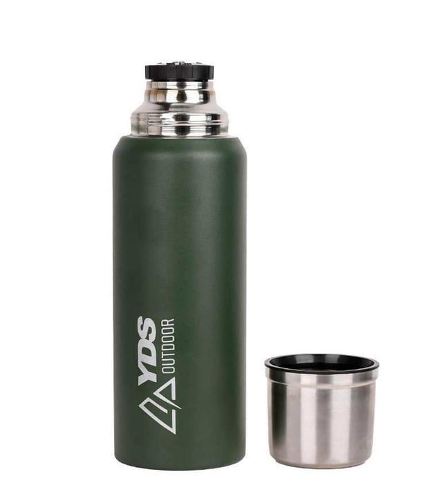 YDS ÇELİK TERMOS TRAVEL 1000ML -HAKİ