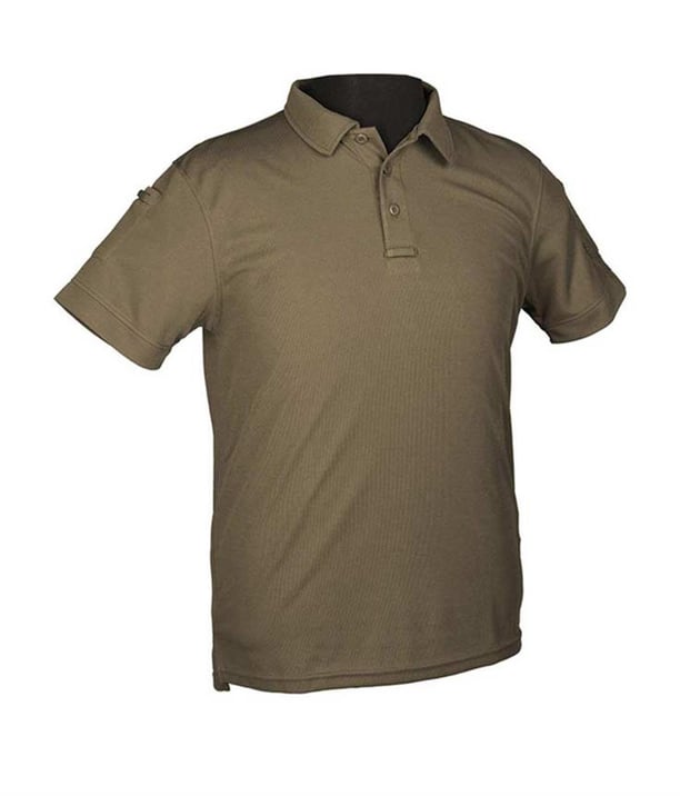 YDS MIL-TEC POLO QUICK DRY T-SHIRT -HAKİ