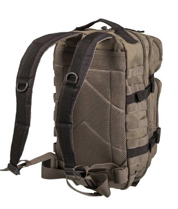 YDS MIL-TEC RANGER SIRT ÇANTASI (36 L) -SİYAH - HAKİ