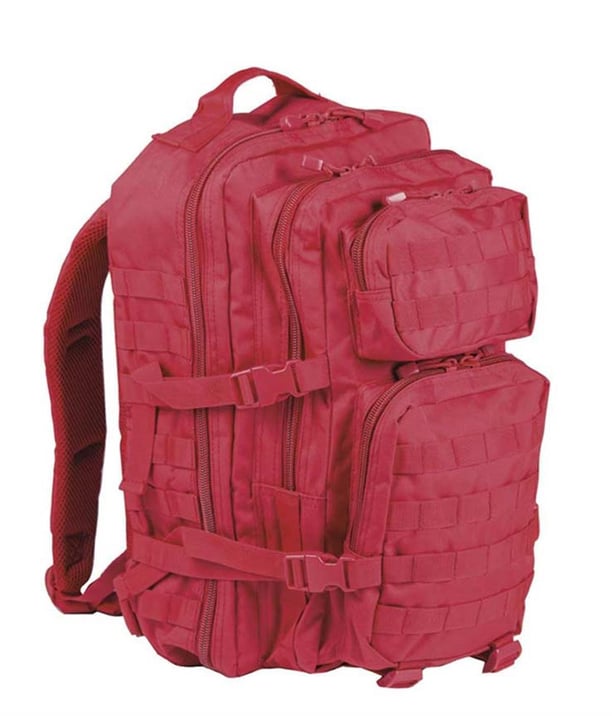 YDS MIL-TEC SIGNAL RED SIRT ÇANTASI (36L) -KIRMIZI