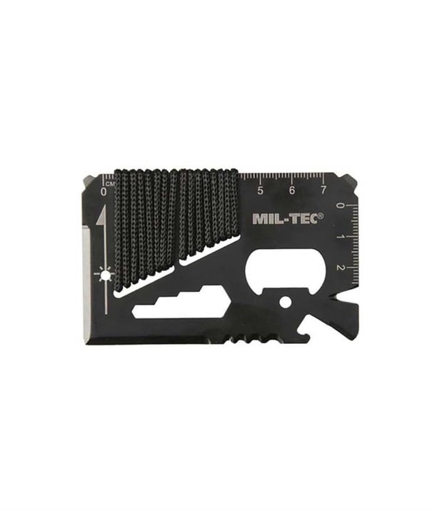 YDS MIL-TEC SURVIVAL PARACORD CARD -SİYAH