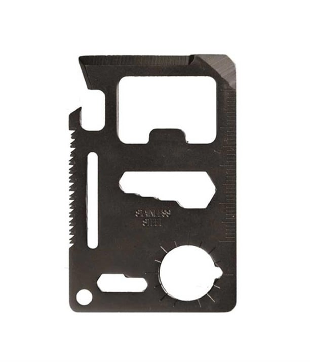 YDS MIL-TEC SURVIVAL TOOL CARD -SİYAH