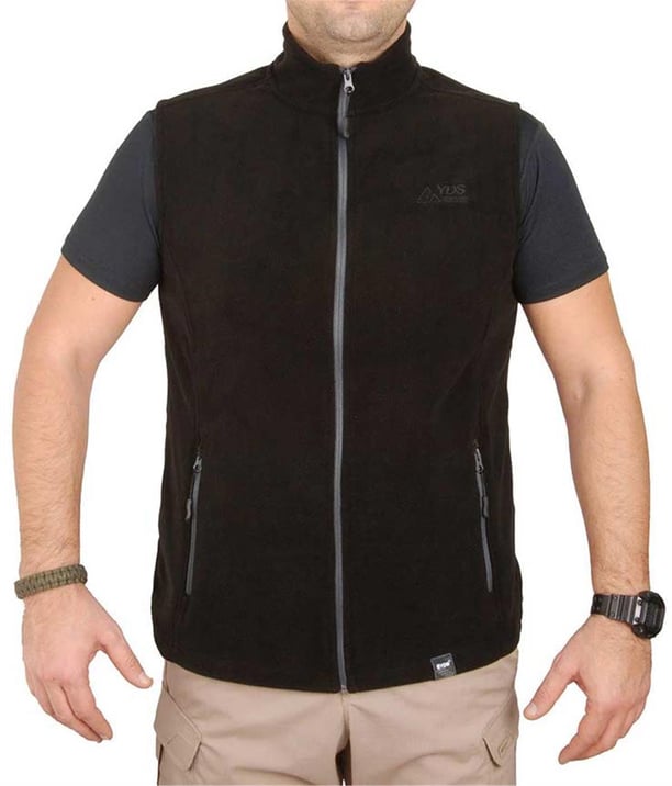 YDS POLAR YELEK -SİYAH