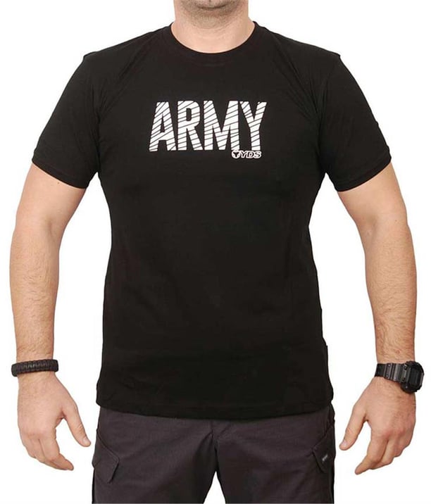 YDS PRINTED T-SHIRT -ARMY