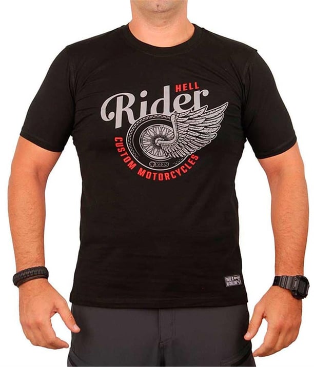 YDS PRINTED T-SHIRT -RIDER