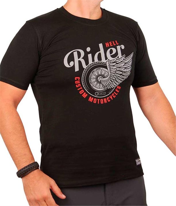 YDS PRINTED T-SHIRT -RIDER