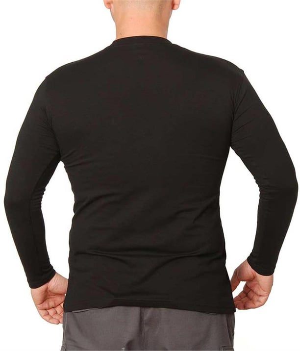 YDS T-SHIRT PRO UZUN KOLLU -SİYAH