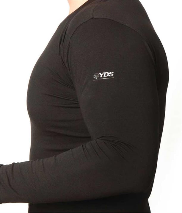 YDS T-SHIRT PRO UZUN KOLLU -SİYAH