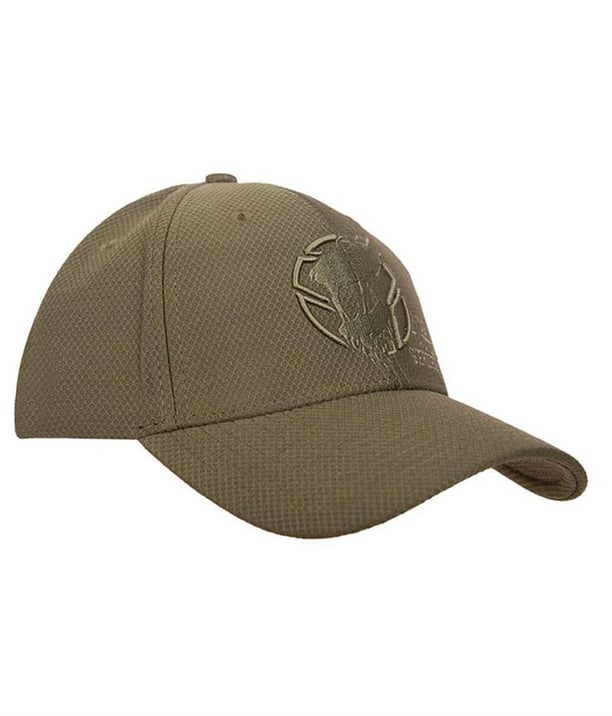 YDS TACTICAL CAP NATURE SERİSİ ŞAPKA -HAKİ GEYİK LOGOLU