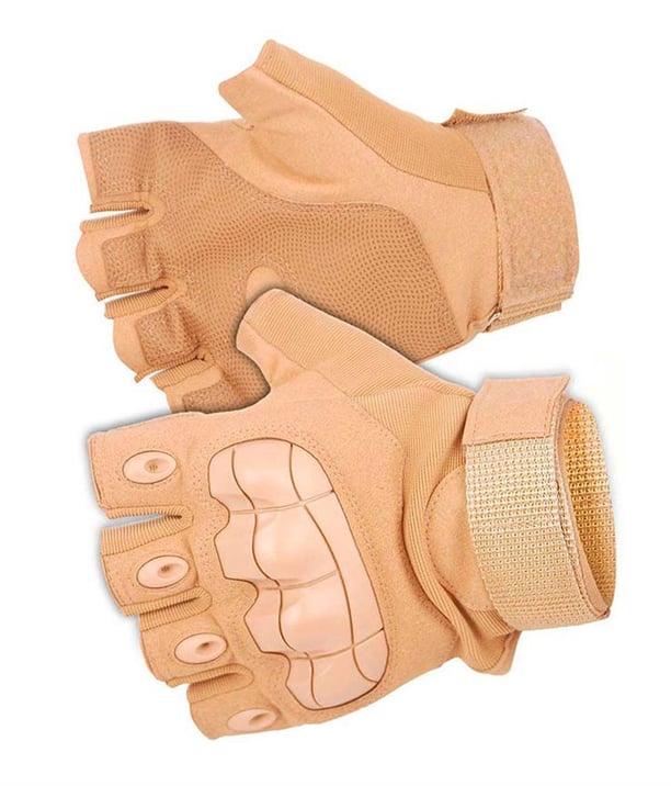 YDS TACTICAL ECO X FINGERLESS ELDİVEN -COYOTE