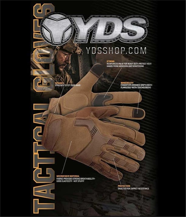 YDS TACTICAL SNIPER ELDİVEN -SİYAH