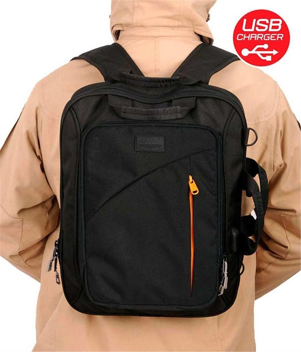 YDS TRAVEL ÇANTA USB -SİYAH
