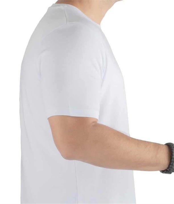 YDS TRAVEL T-SHIRT KISA KOL -BEYAZ