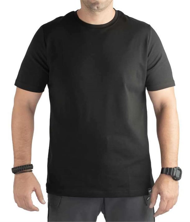 YDS TRAVEL T-SHIRT KISA KOL -SİYAH