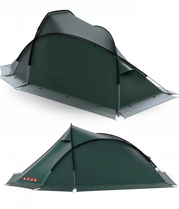 YDS WATERPROOF MILITARY TENT/ÇADIR -HAKİ-KIRMIZI