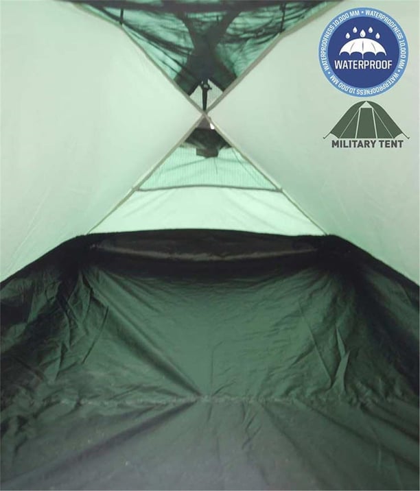 YDS WATERPROOF MILITARY TENT/ÇADIR -HAKİ-KIRMIZI
